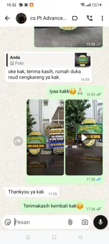 Testimonial Papan Bunga Pernikahan lumajang