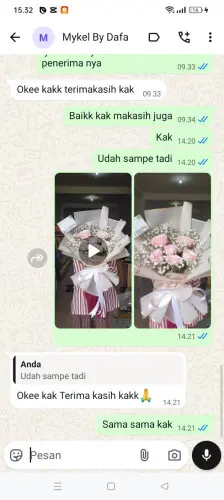 Testimonial Buket Bunga lumajang